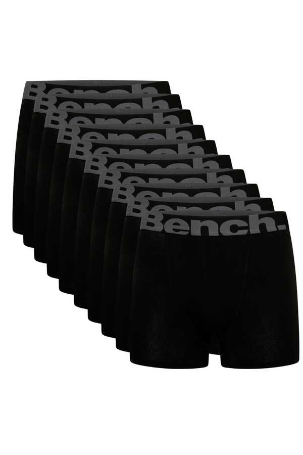 bench. Mens 'PUTTON' 10 Pack Boxers - ASSORTED