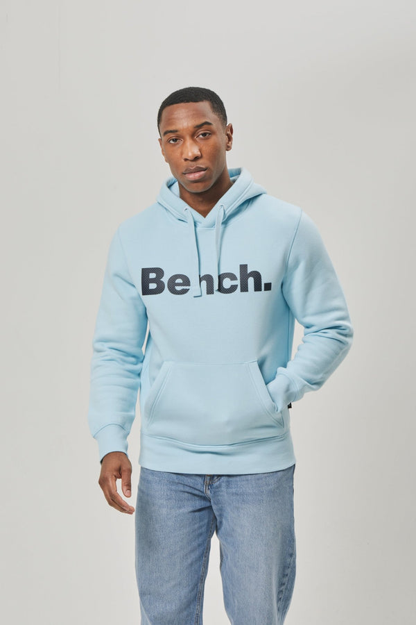 Bench. Mens 'SKINNER' Hoodie - ICE BLUE