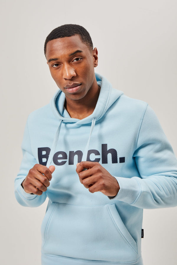 Bench. Mens 'SKINNER' Hoodie - ICE BLUE