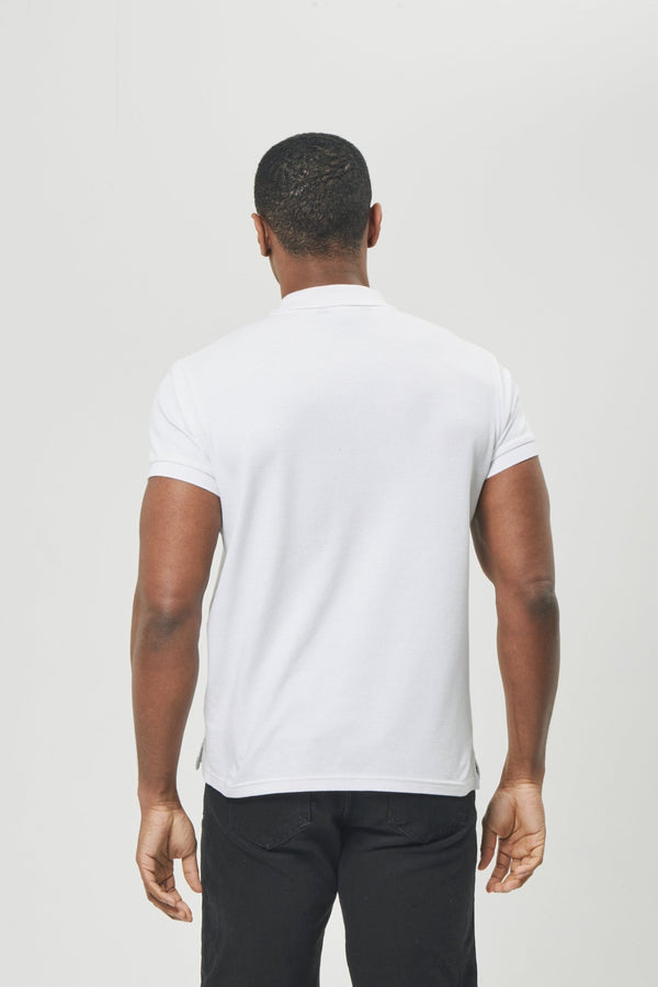 Bench. Mens 'TUCIN' Polo - WHITE