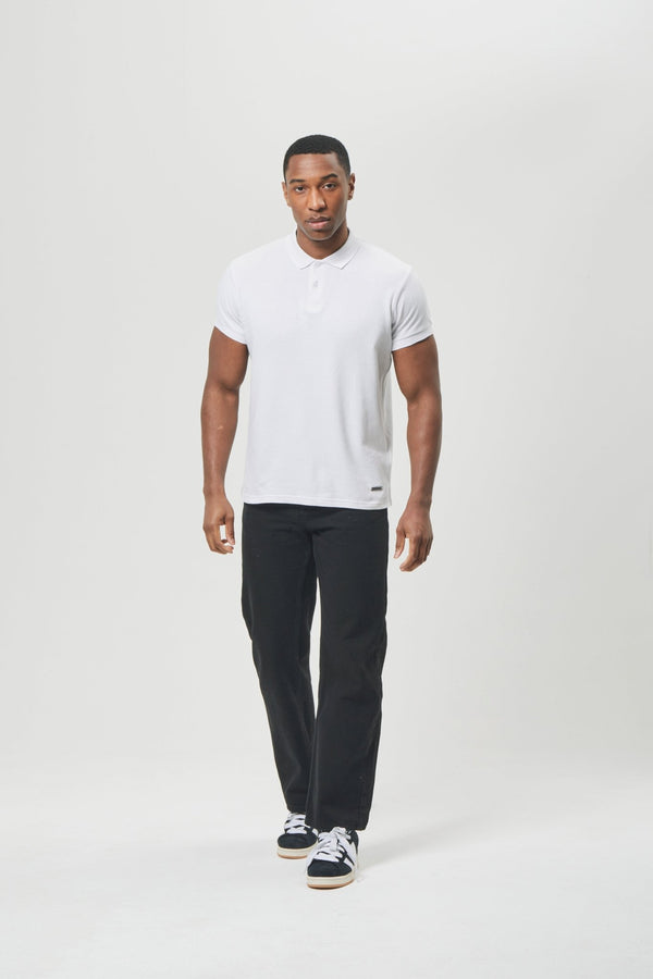 Bench. Mens 'TUCIN' Polo - WHITE