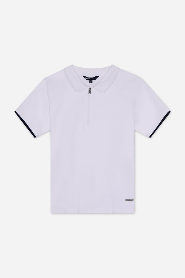 Bench. Mens 'ZANZA' Polo - WHITE