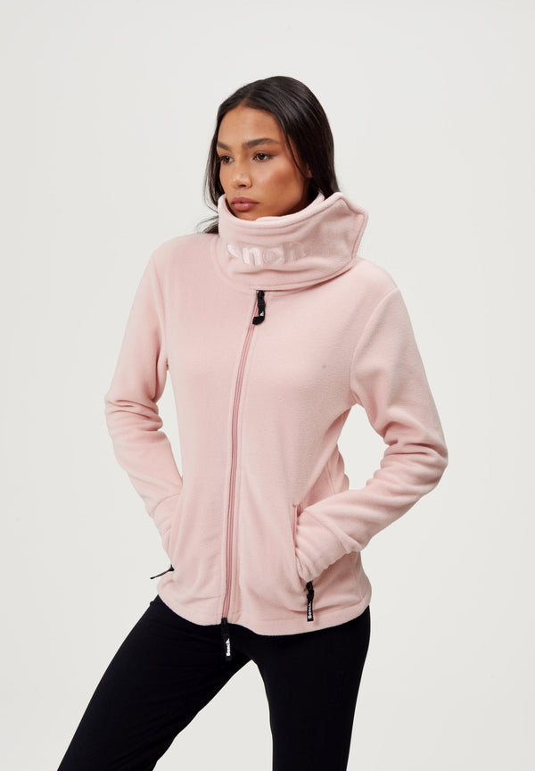 Bench. Women's 'FUNNEL' Zip Through Fleece | ROSE