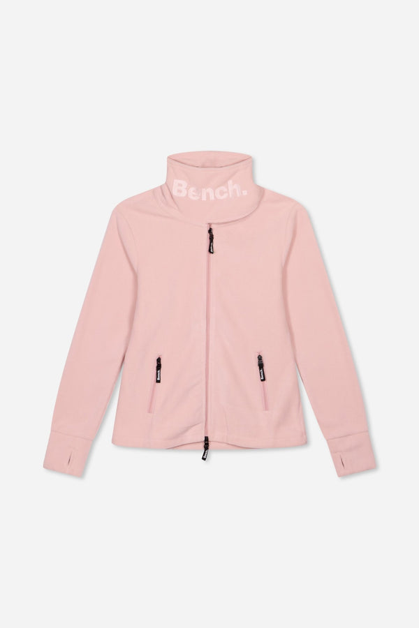 Bench. Women's 'FUNNEL' Zip Through Fleece | ROSE