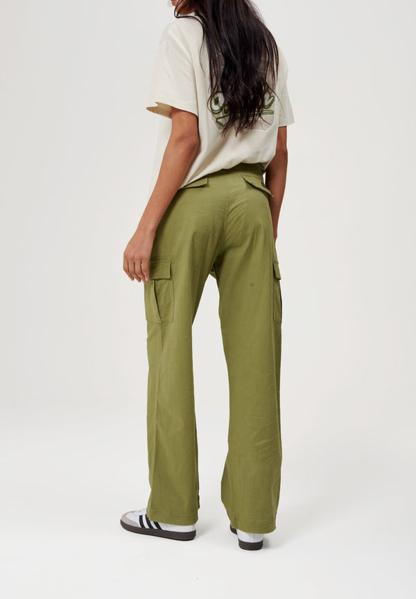 Bench. Womens 'AZLYN' Cargo Pants - SAGE