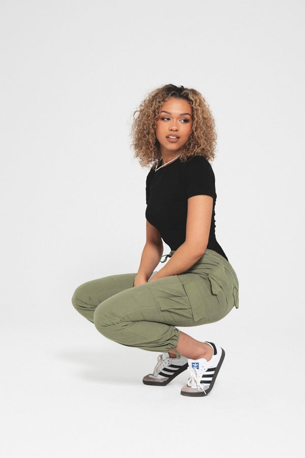 Bench. Womens 'KANAKO' Cargo Pants - SAGE