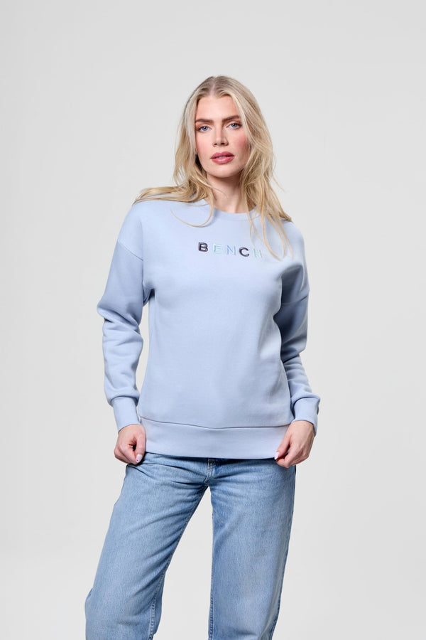bench. Womens 'LILEM' Sweat Crew - DUSKY BLUE