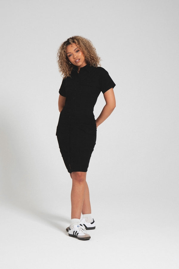 Bench. Womens 'PERSE' Dress - BLACK