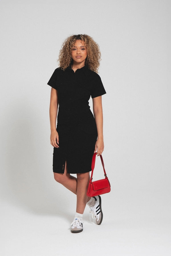 bench. Womens 'PERSE' Dress - BLACK