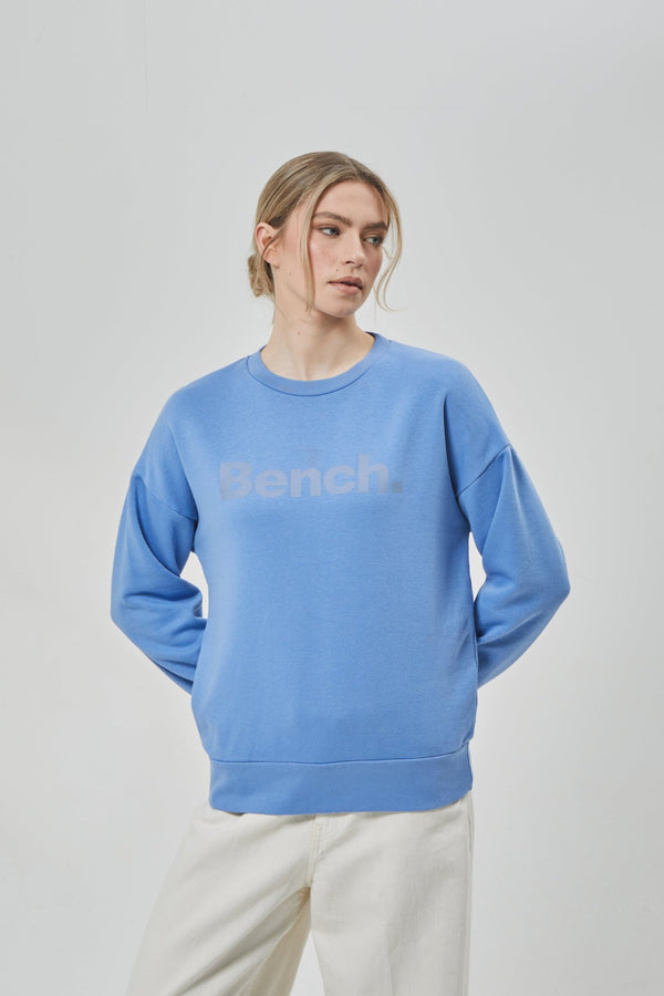 Bench. Womens 'RILO' Sweat Crew - POWDER BLUE