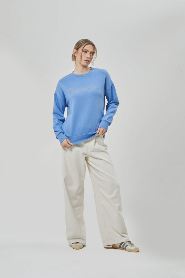 bench. Womens 'RILO' Sweat Crew - POWDER BLUE