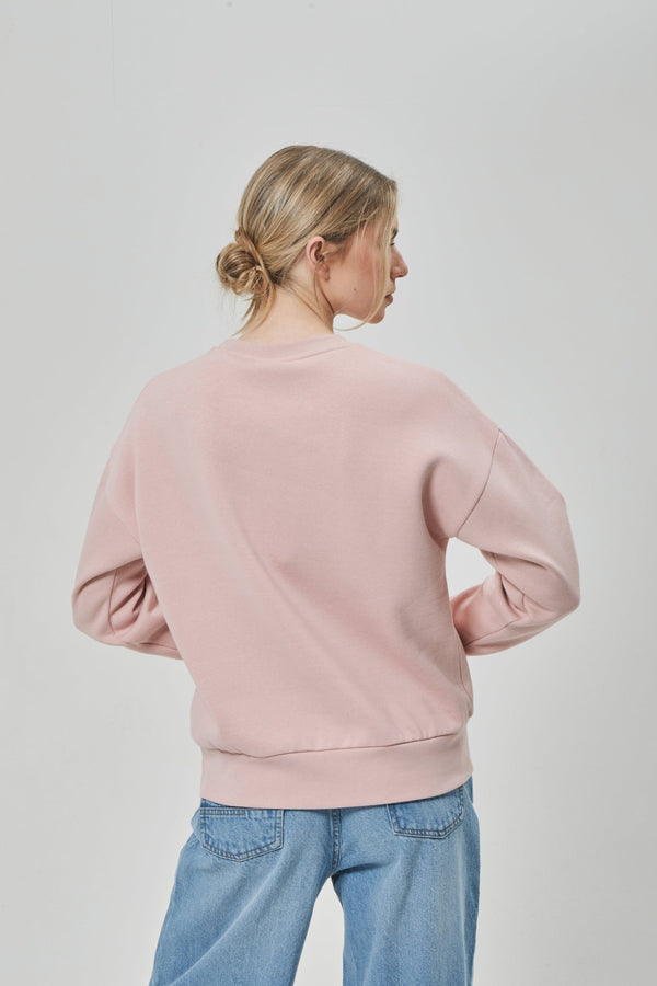 Bench. Womens 'STEFFI' Sweat Crew - DUSKY PINK