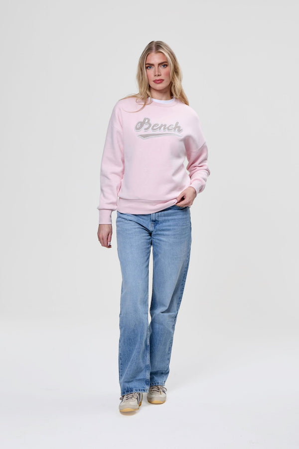 bench. Womens 'STEFFI' Sweat Crew - LIGHT PINK