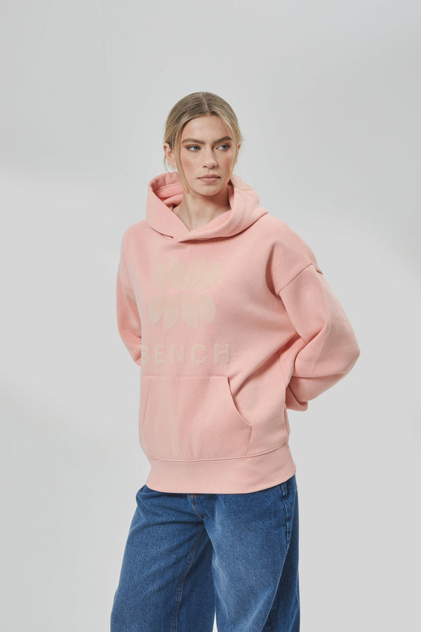 Bench. Womens 'TYNA' Hoodie - CORAL