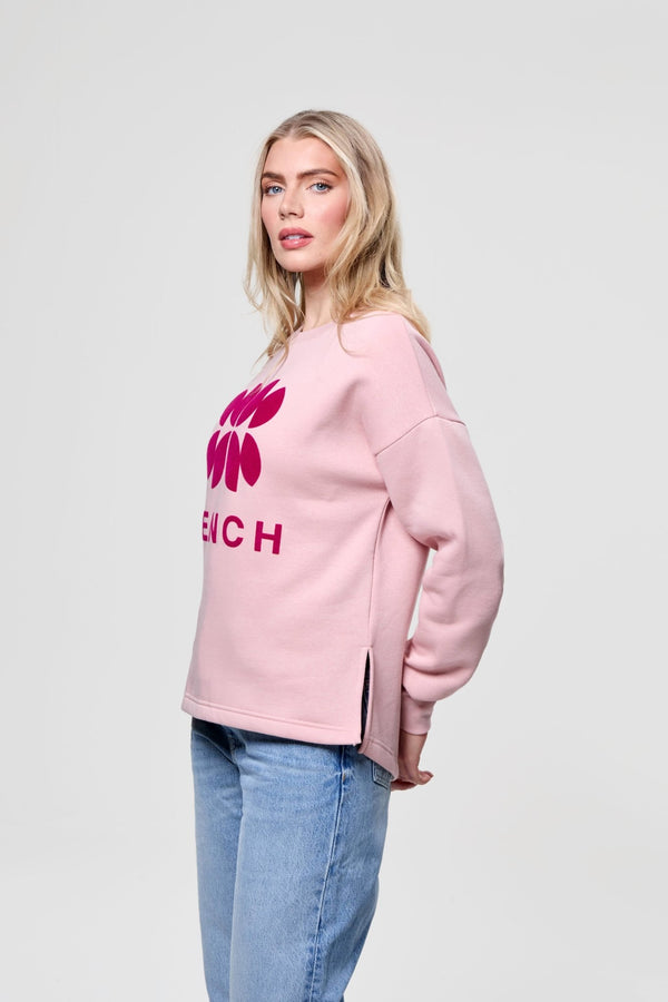 Bench. Womens 'ZIE' Sweat Crew - DUSKY PINK