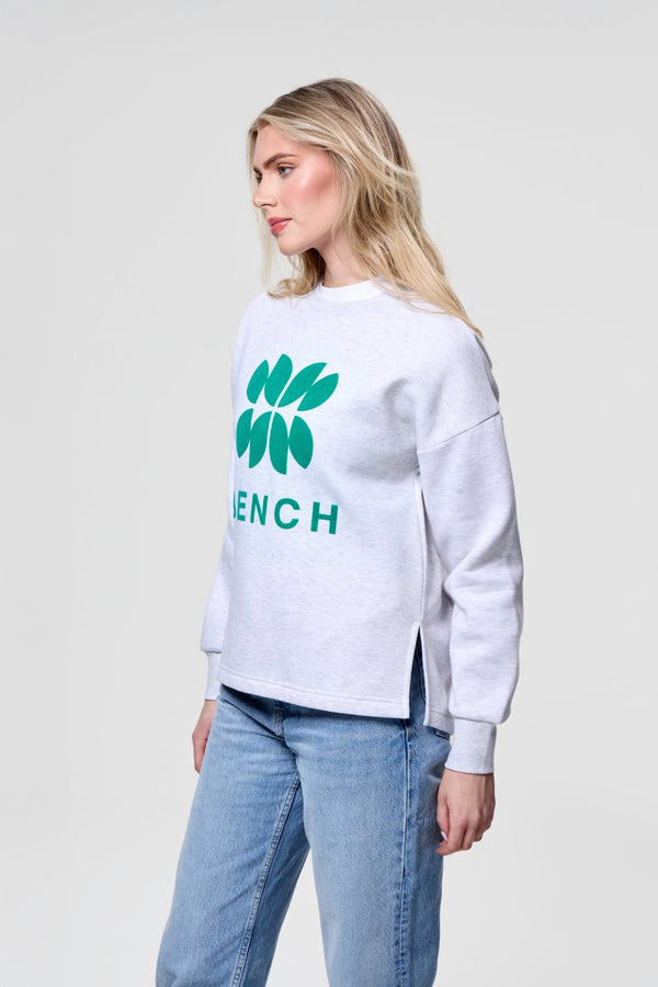 Bench. Womens 'ZIE' Sweat Crew - ICE GREY