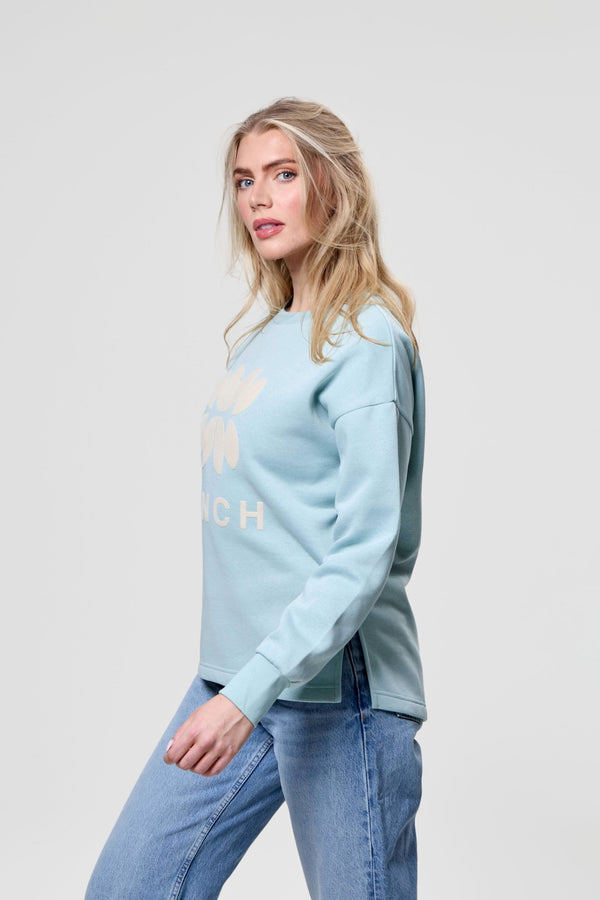 Bench. Womens 'ZIE' Sweat Crew - TEAL