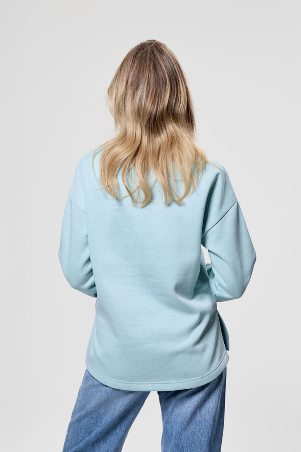 Bench. Womens 'ZIE' Sweat Crew - TEAL