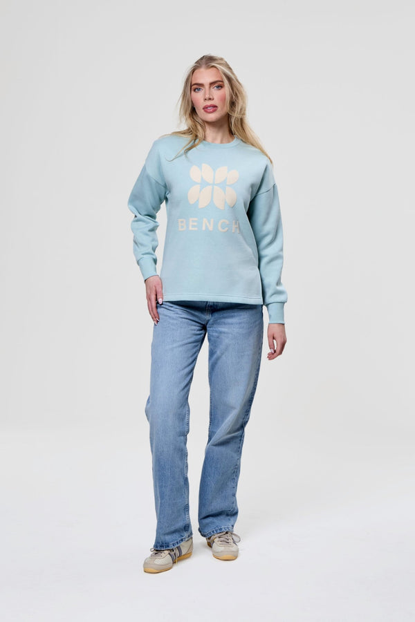 bench. Womens 'ZIE' Sweat Crew - TEAL