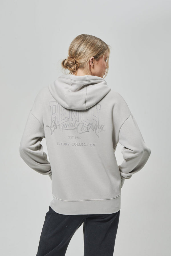 Bench. Womens 'ZIRA' Hoodie - LIGHT GREY