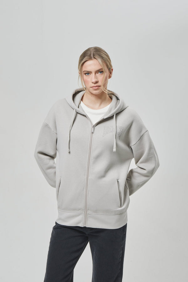 Bench. Womens 'ZIRA' Hoodie - LIGHT GREY