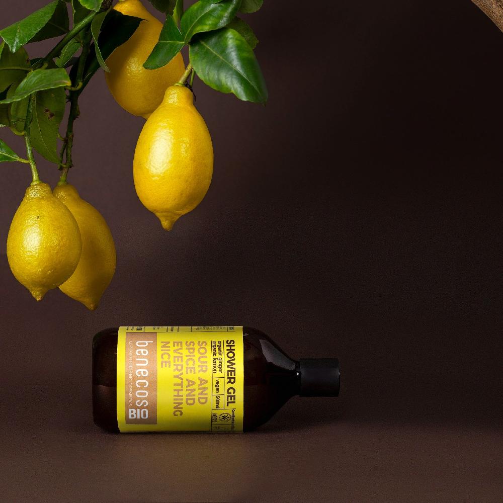 Benecos Ginger And Lemon Shower Gel