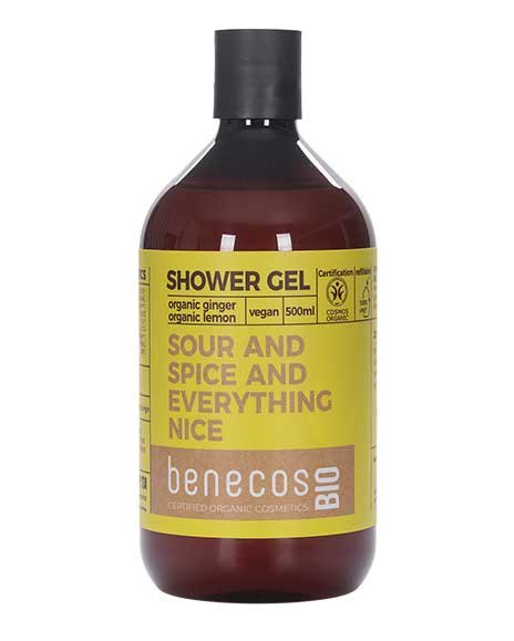 benecos Ginger and Lemon Shower Gel