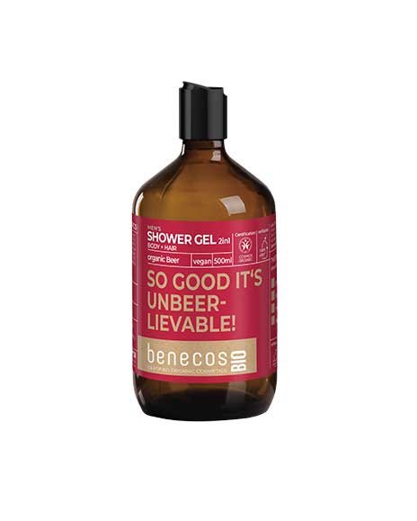 benecos Men's Beer 2in1 Body and Hair Shower Gel