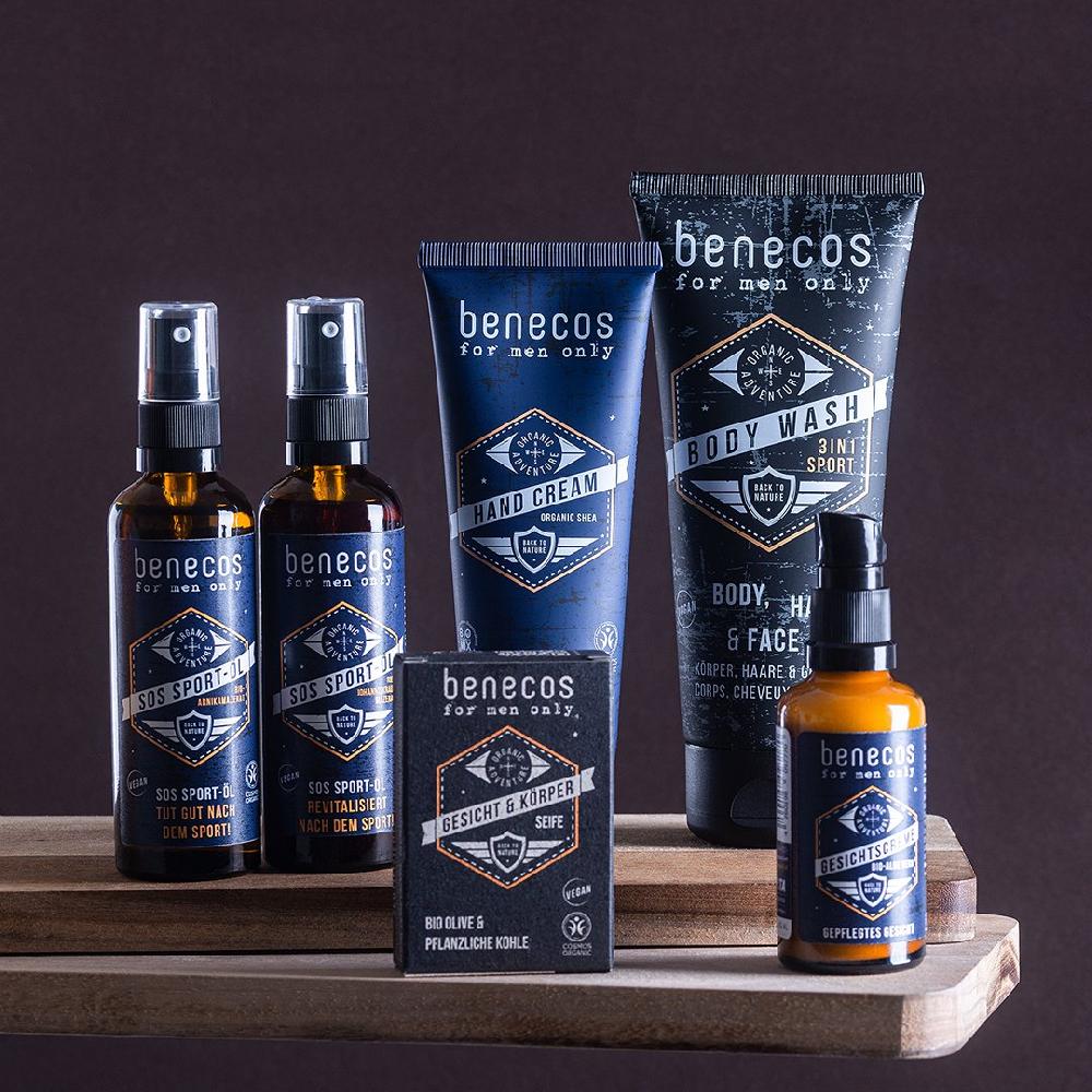 Benecos Men's Organic Arnica Infused SOS Sport Oil