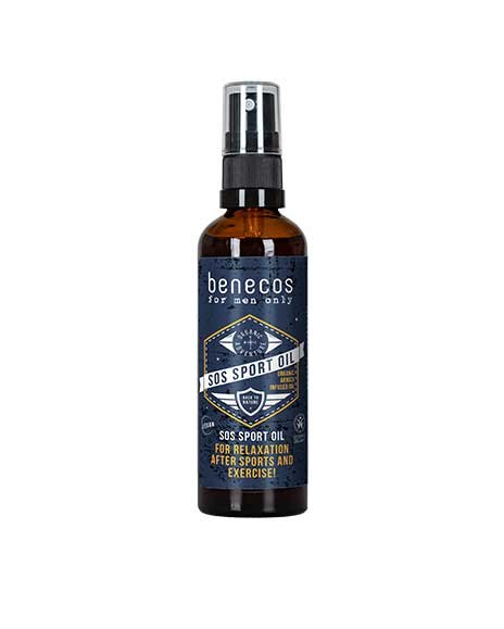 benecos Men's Organic Arnica Infused SOS Sport Oil