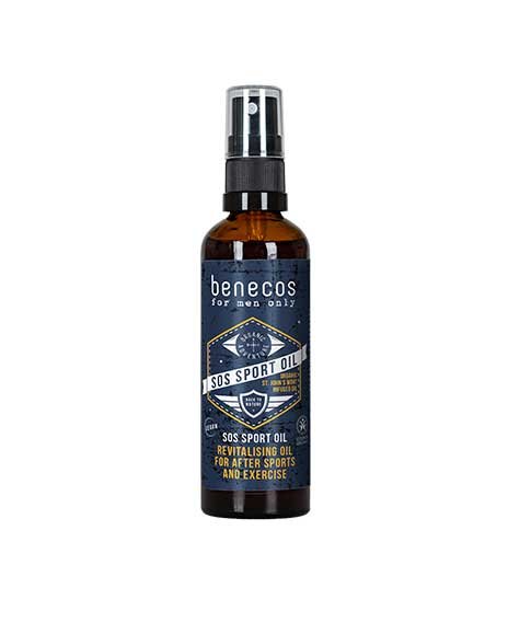 benecos Men's Organic St John's Wort Infused SOS Sport Oil