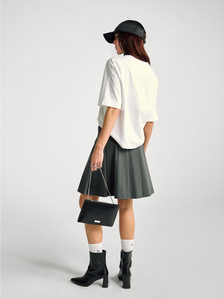 Benetton 100% Cotton Boxy Fit T-shirt White