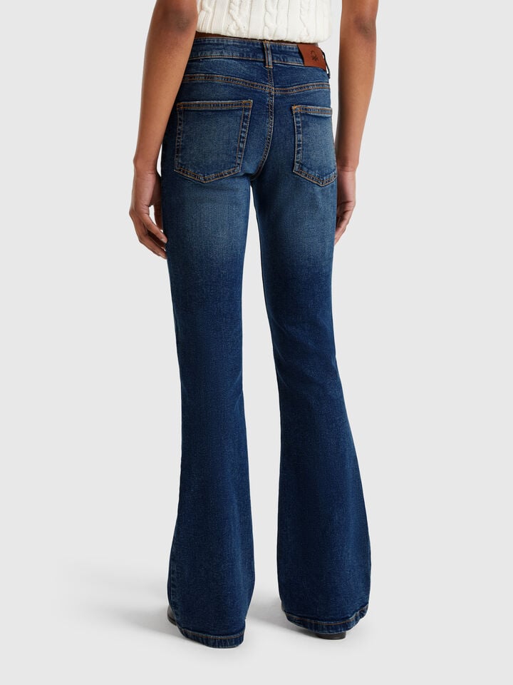 Benetton 100% Cotton Hoodie Dark Blue