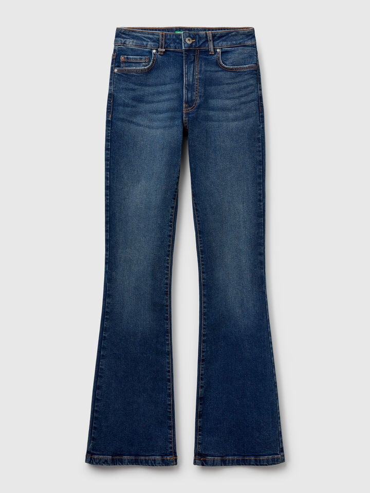 Benetton 100% Cotton Hoodie Dark Blue