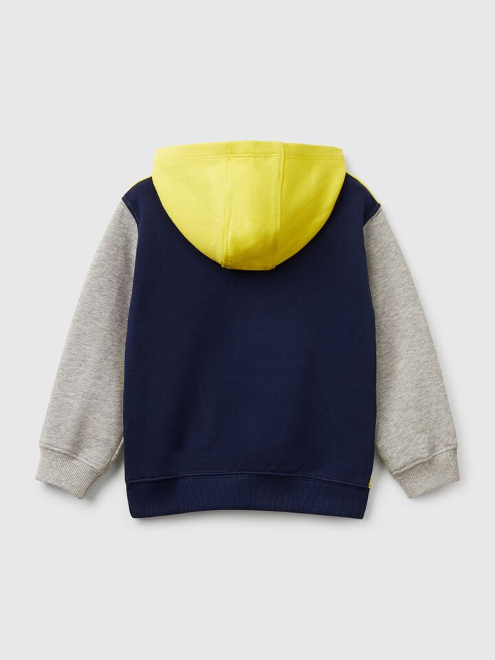 Benetton 100% Cotton Hoodie Multi-color