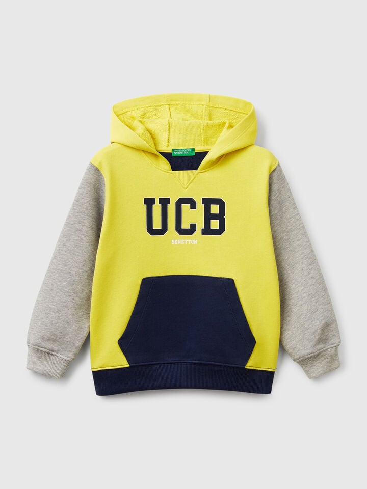 benetton 100% cotton hoodie Multi-color