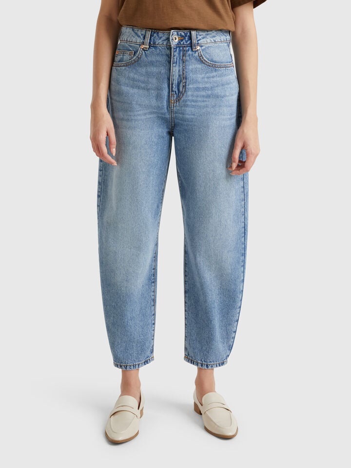 benetton Balloon fit jeans Blue