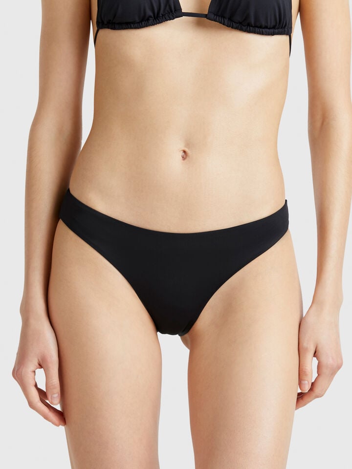 benetton Basic swim bottoms in ECONYL® Black