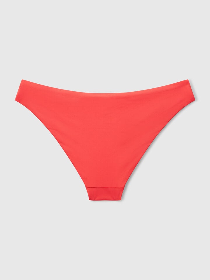 Benetton Basic Swim Bottoms In ECONYL® Coral