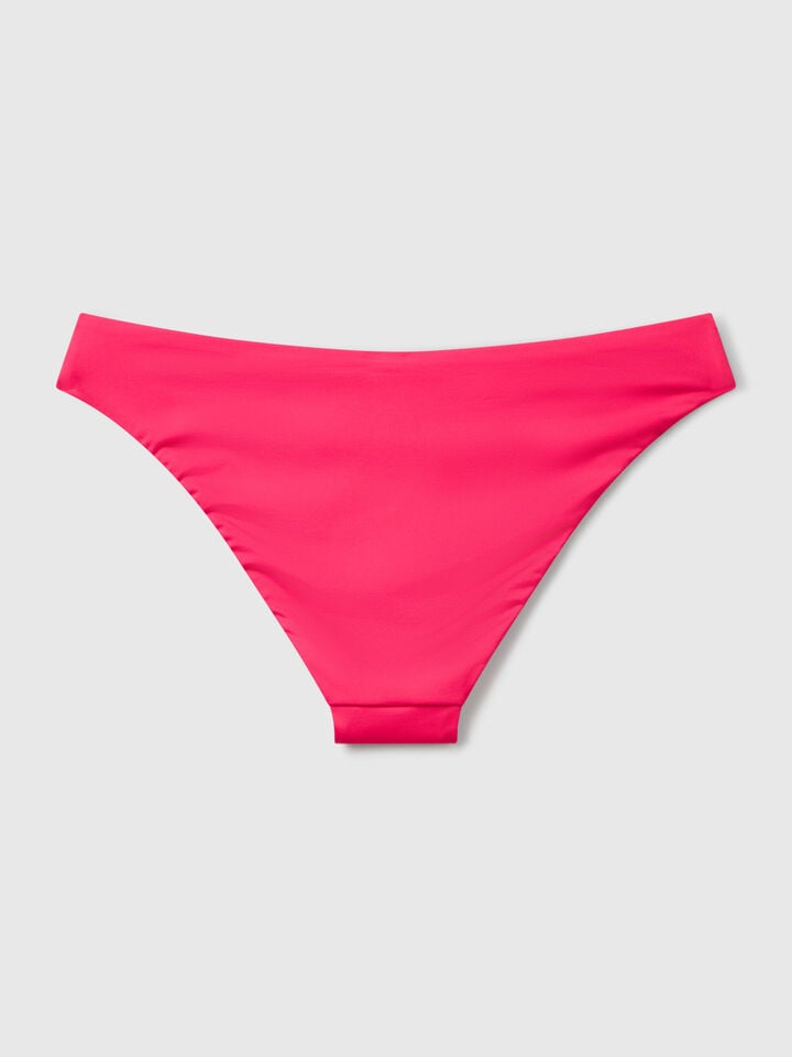Benetton Basic Swim Bottoms In ECONYL® Fuchsia