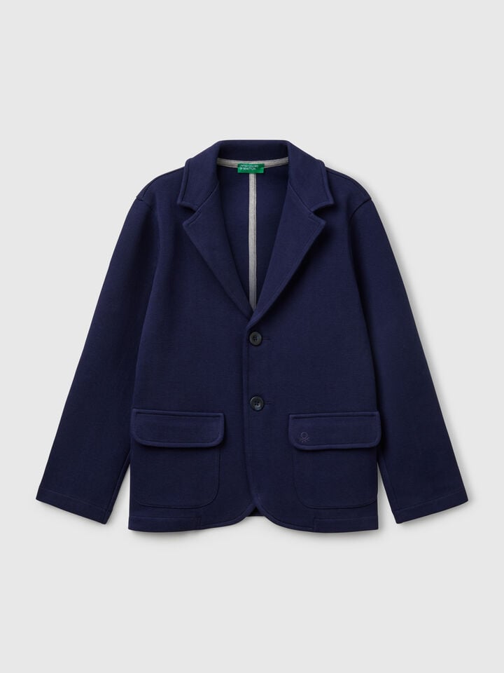 benetton Blazer with pockets Dark Blue