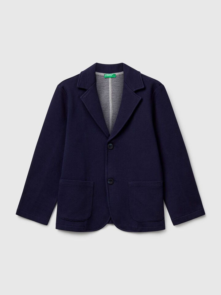 benetton Blazer with pockets Dark Blue