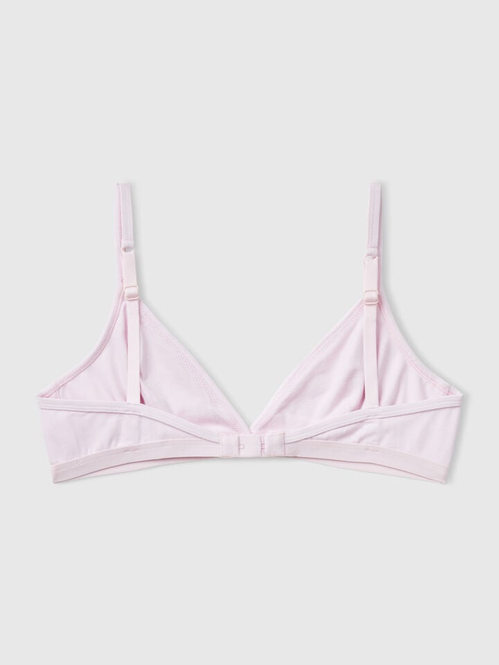 Benetton Bra In Super Stretch Cotton Lilac