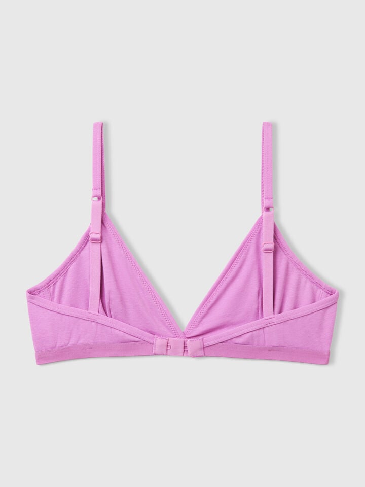 Benetton Bra In Super Stretch Cotton Mauve