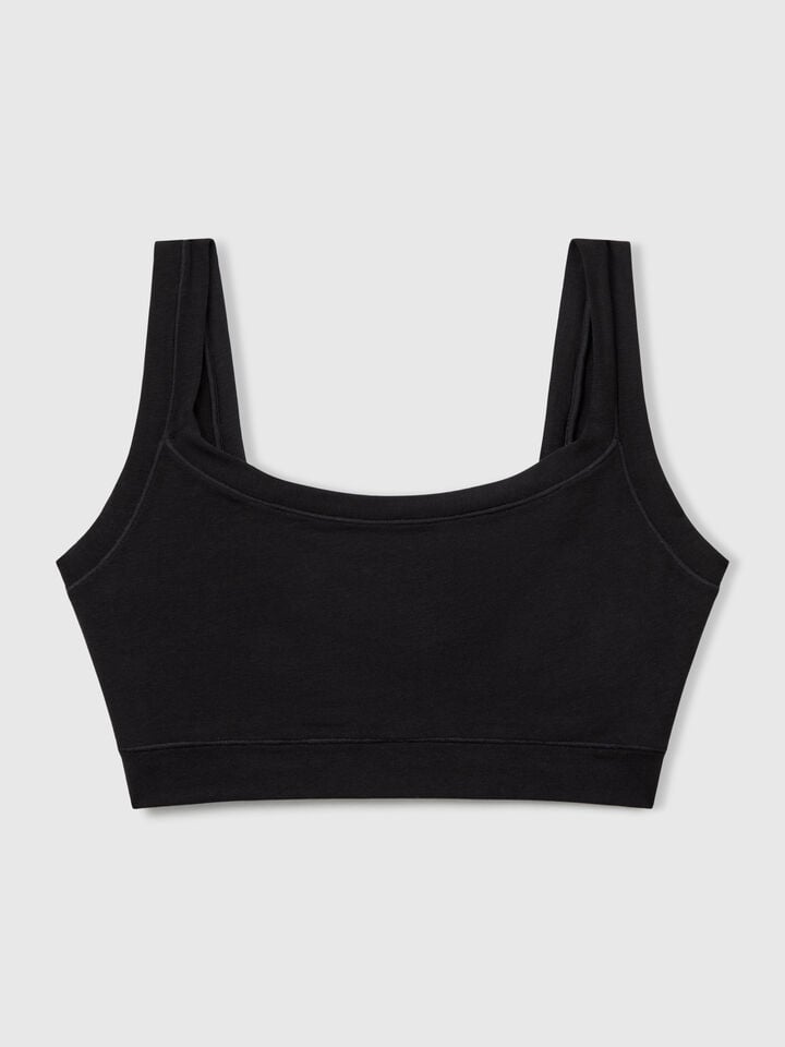 Benetton Brassiere In Super Stretch Cotton Black