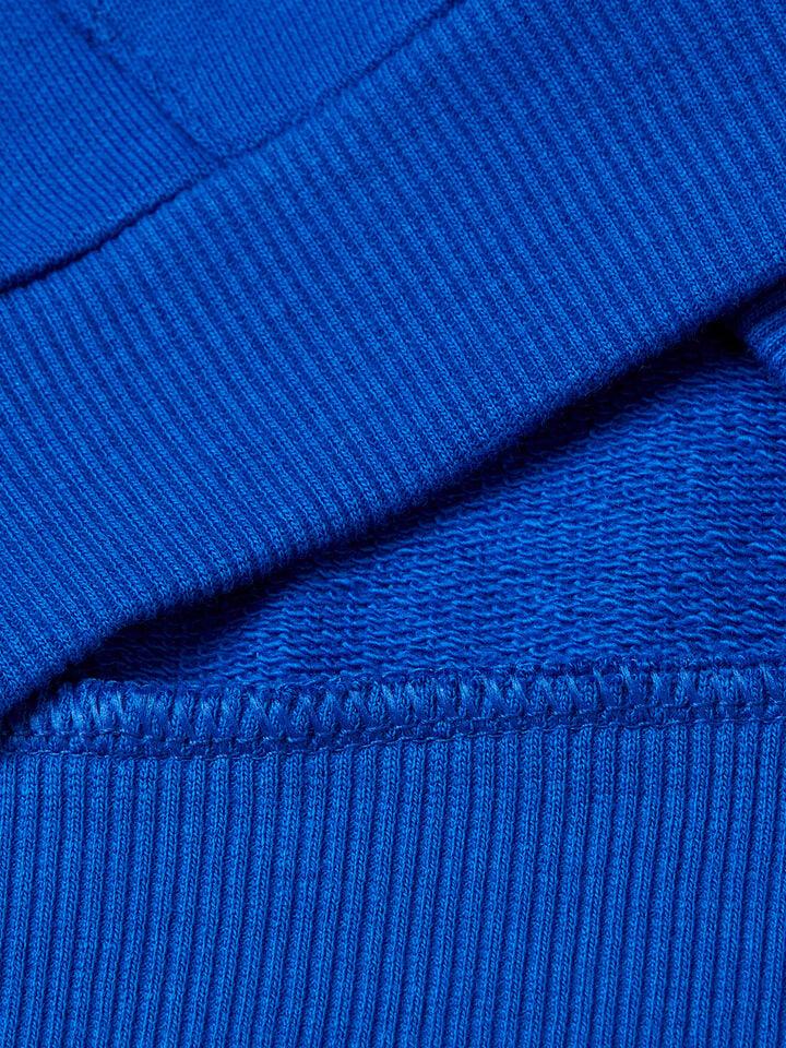 Benetton Cotton Sweatshirt With Logo Blue