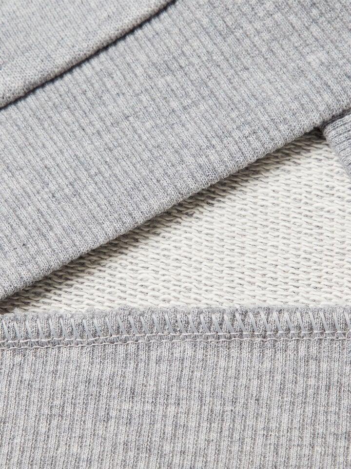 Benetton Cotton Sweatshirt With Logo Light Gray