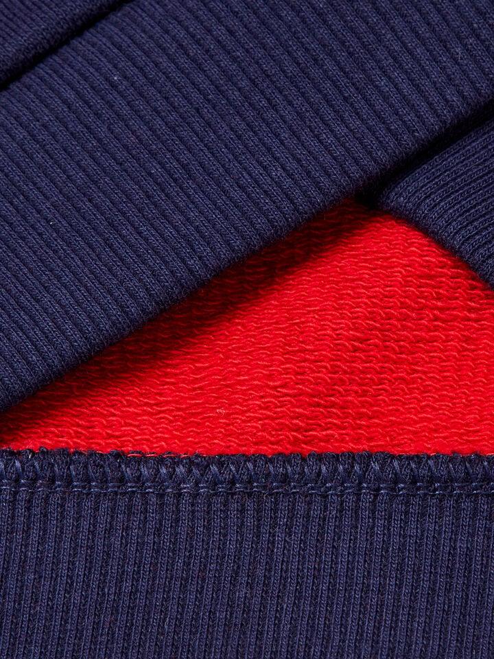 Benetton Cotton Sweatshirt With Logo Red