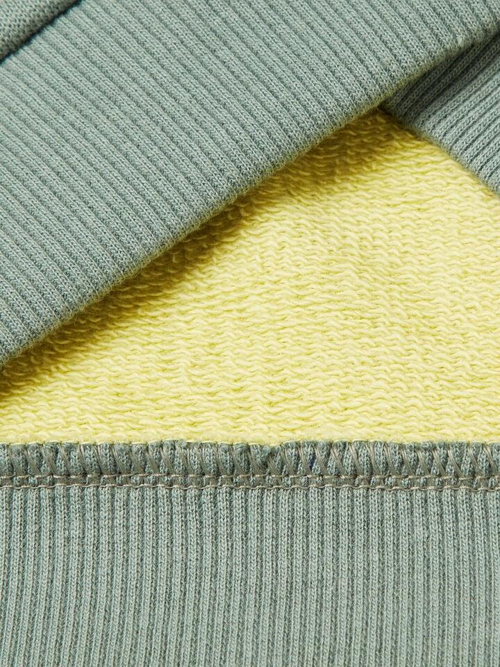 Benetton Cotton Sweatshirt With Logo Yellow