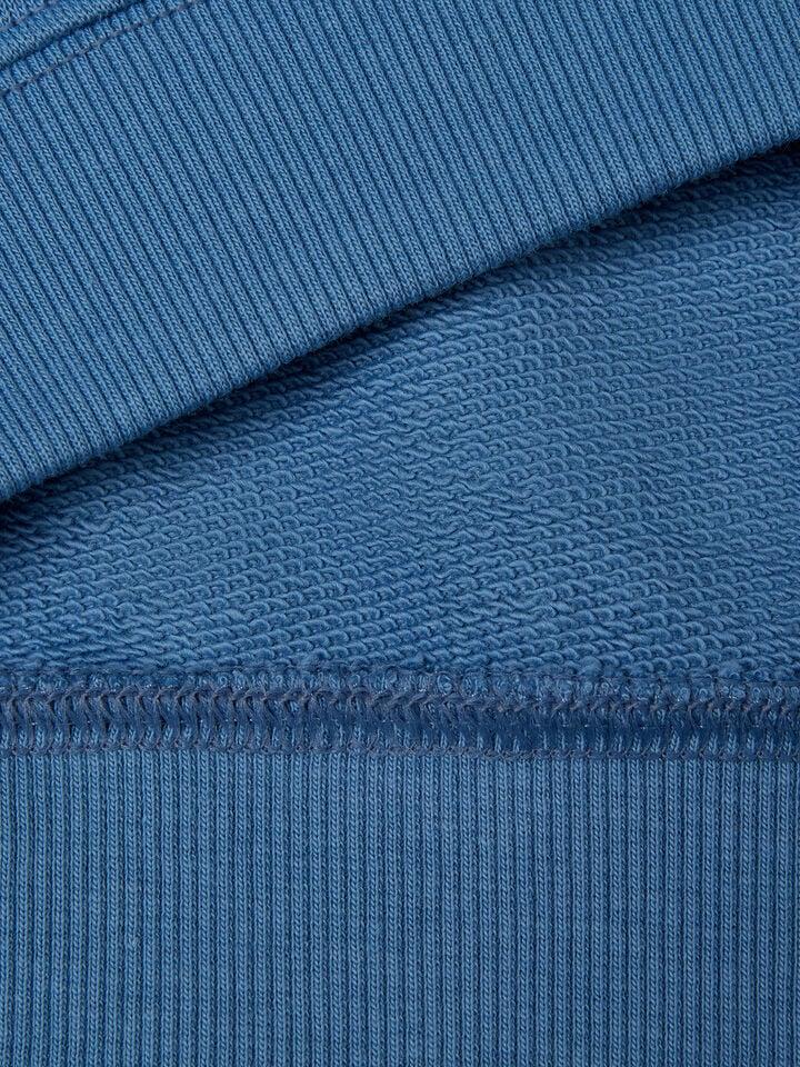 Benetton Cotton Sweatshirt With Print Light Blue